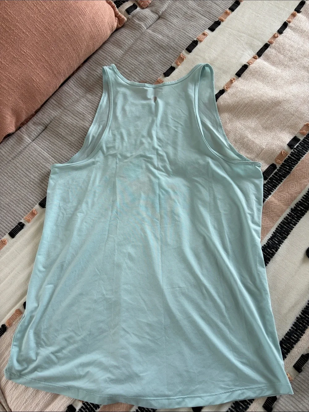 ZElla Light Aqua Scoop Neck Tank Top or exercise top